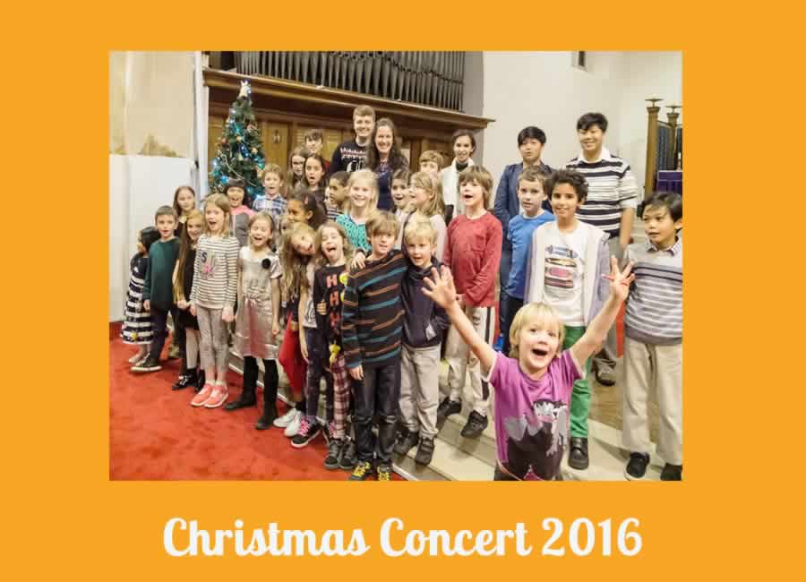 Christmas piano student concert 2016